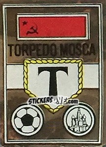 Sticker Scudetto Torpedo Mosca - Calciatori 1967-1968 - Panini
