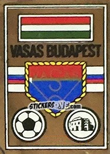 Sticker Scudetto Vasas Budapest - Calciatori 1967-1968 - Panini