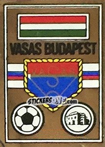 Sticker Scudetto Vasas Budapest - Calciatori 1967-1968 n. 646 - Panini