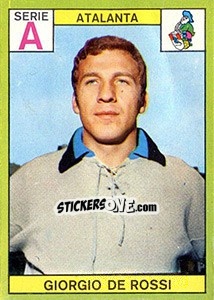 Sticker Giorgio de Rossi - Calciatori 1968-1969 - Panini