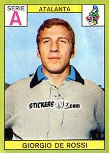 Sticker Giorgio de Rossi - Calciatori 1968-1969 n. 3 - Panini