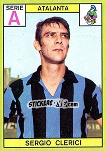 Sticker Sergio Clerici - Calciatori 1968-1969 n. 13 - Panini