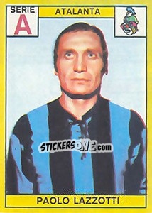 Cromo Paolo Lazzotti - Calciatori 1968-1969 - Panini
