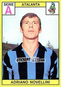 Figurina Adriano Novellini - Calciatori 1968-1969 - Panini