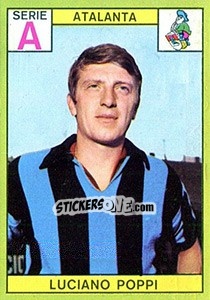 Sticker Luciano Poppi - Calciatori 1968-1969 n. 18 - Panini