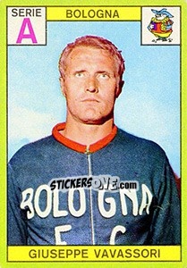 Sticker Giuseppe Vavassori - Calciatori 1968-1969 n. 21 - Panini