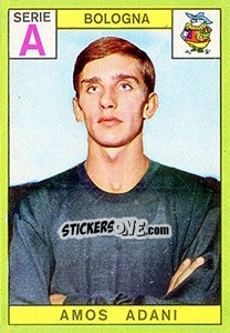 Sticker Amos Adani - Calciatori 1968-1969 - Panini