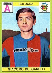 Sticker Giacomo Bulgarelli - Calciatori 1968-1969 n. 28 - Panini