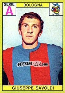 Sticker Giuseppe Savoldi - Calciatori 1968-1969 - Panini