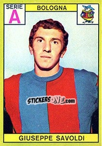 Figurina Giuseppe Savoldi - Calciatori 1968-1969 - Panini