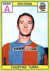 Sticker Faustino Turra - Calciatori 1968-1969 n. 32 - Panini