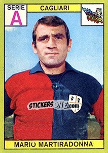 Sticker Mario Martiradonna - Calciatori 1968-1969 n. 41 - Panini