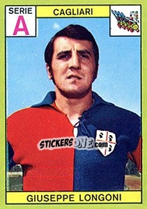 Sticker Giuseppe Longoni - Calciatori 1968-1969 n. 42 - Panini
