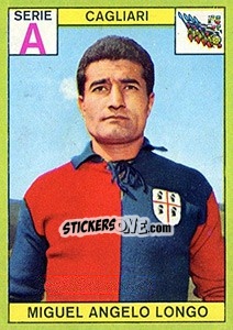 Figurina Miguel Angelo Longo - Calciatori 1968-1969 - Panini