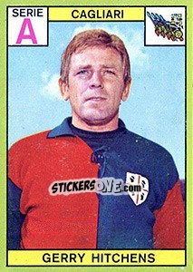 Sticker Gerry Hitchens - Calciatori 1968-1969 - Panini