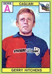 Figurina Gerry Hitchens - Calciatori 1968-1969 - Panini