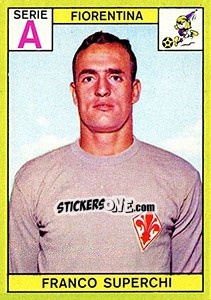 Sticker Franco Superchi - Calciatori 1968-1969 n. 57 - Panini