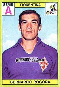 Cromo Bernardo Rogora - Calciatori 1968-1969 - Panini