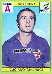 Sticker Luciano Chiarugi - Calciatori 1968-1969 n. 65 - Panini