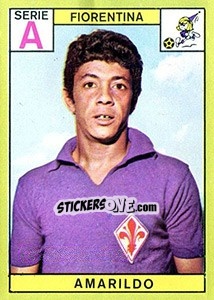 Sticker Amarildo T. De Silveira - Calciatori 1968-1969 n. 66 - Panini