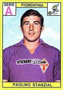 Sticker Paolino Stanzial - Calciatori 1968-1969 n. 71 - Panini