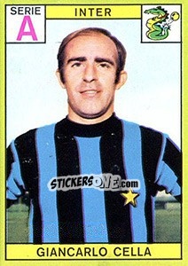 Cromo Giancarlo Cella - Calciatori 1968-1969 - Panini