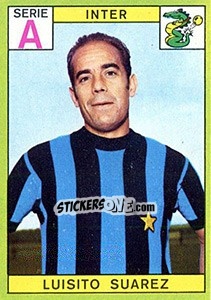 Sticker Luisito Suarez - Calciatori 1968-1969 - Panini