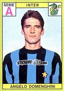 Sticker Angelo Domenghini - Calciatori 1968-1969 - Panini