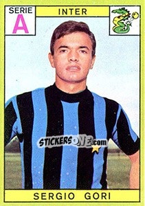 Sticker Sergio Gori - Calciatori 1968-1969 - Panini