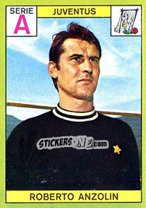 Cromo Roberto Anzolin - Calciatori 1968-1969 - Panini