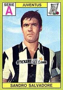 Sticker Sandro Salvadore - Calciatori 1968-1969 - Panini