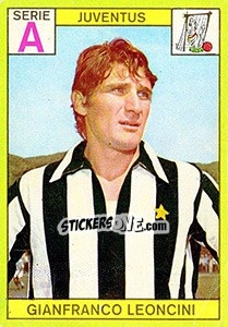 Sticker Gianfranco Leoncini - Calciatori 1968-1969 - Panini