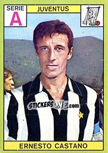 Sticker Ernesto Castano - Calciatori 1968-1969 - Panini