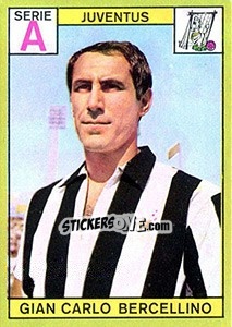 Sticker Gian Carlo Bercellino - Calciatori 1968-1969 - Panini