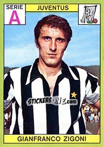 Cromo Gianfranco Zigoni - Calciatori 1968-1969 - Panini