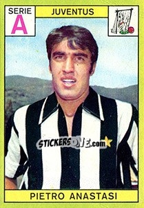 Cromo Pietro Anastasi - Calciatori 1968-1969 - Panini