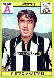 Sticker Pietro Anastasi - Calciatori 1968-1969 n. 103 - Panini