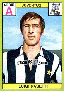 Sticker Luigi Pasetti - Calciatori 1968-1969 - Panini