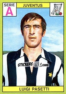 Sticker Luigi Pasetti - Calciatori 1968-1969 n. 105 - Panini