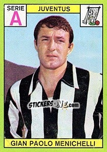 Sticker Gian Paolo Manichelli - Calciatori 1968-1969 n. 106 - Panini