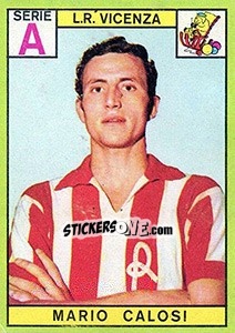 Figurina Mario Calosi - Calciatori 1968-1969 - Panini