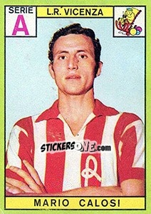 Sticker Mario Calosi - Calciatori 1968-1969 n. 115 - Panini