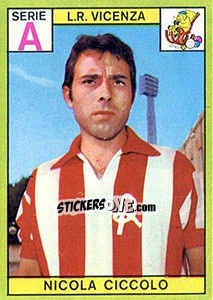 Cromo Nicola Ciccolo - Calciatori 1968-1969 - Panini