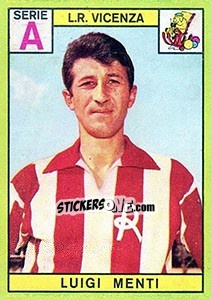 Sticker Luigi Menti - Calciatori 1968-1969 - Panini