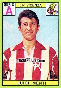 Sticker Luigi Menti - Calciatori 1968-1969 n. 123 - Panini