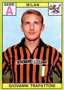 Sticker Giovanni Trapattoni - Calciatori 1968-1969 n. 135 - Panini