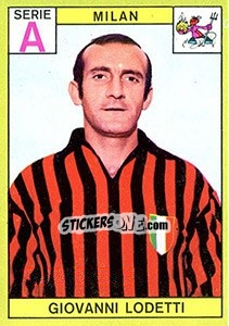 Sticker Giovanni Lodetti - Calciatori 1968-1969 n. 136 - Panini