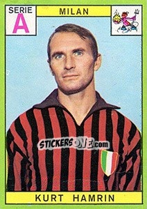 Sticker Kurt Hamrin - Calciatori 1968-1969 n. 137 - Panini