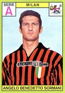 Cromo Angelo Benedetto Sormani - Calciatori 1968-1969 - Panini