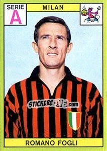 Sticker Romano Fogli - Calciatori 1968-1969 n. 141 - Panini